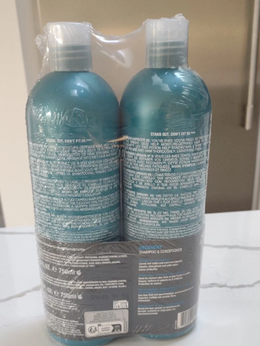 Large Bed Head Tigi Urban Anti-Dote Therapy Recovery Shampoo & Conditioner New